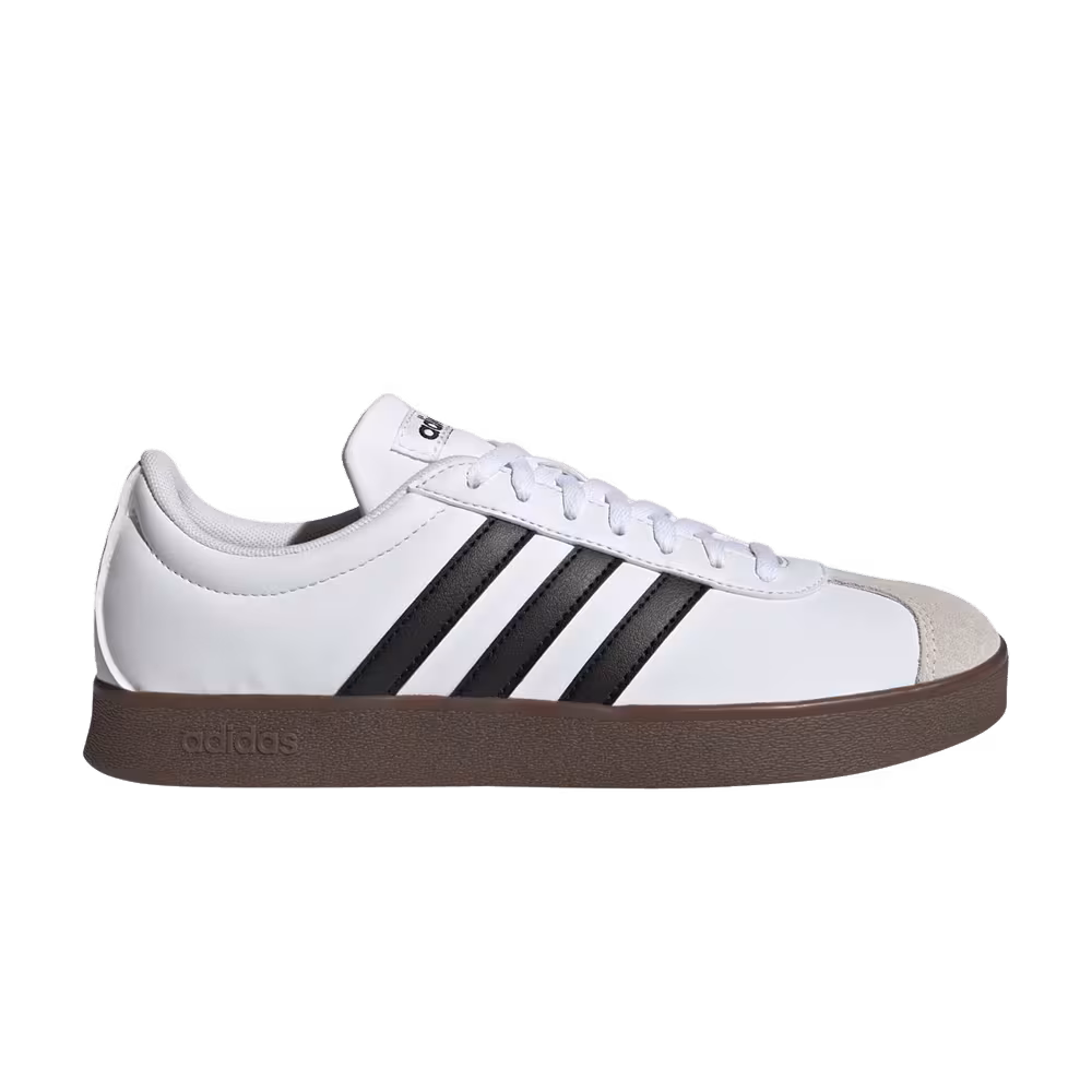 Adidas Women's VL Court Base White Black Gum