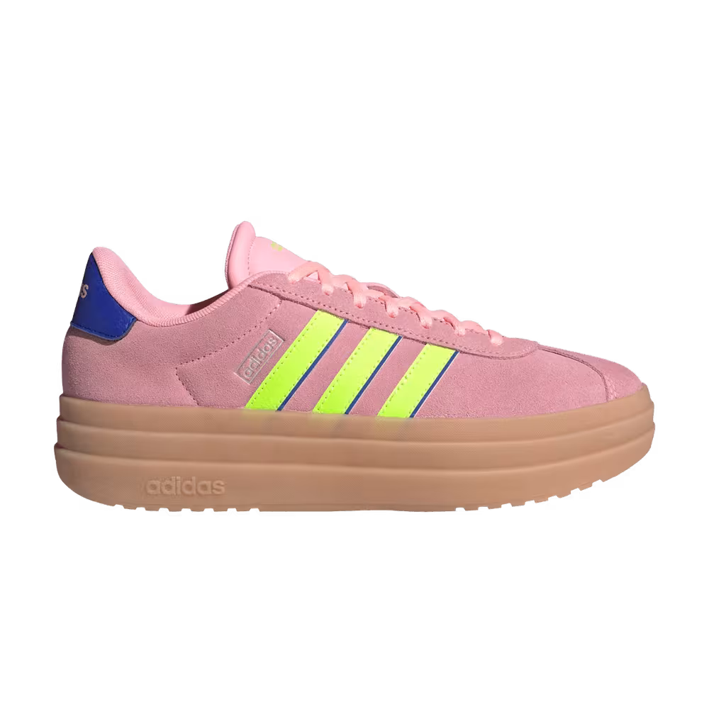 Adidas Women's VL Court Bold Pink Spark Lucid Lemon