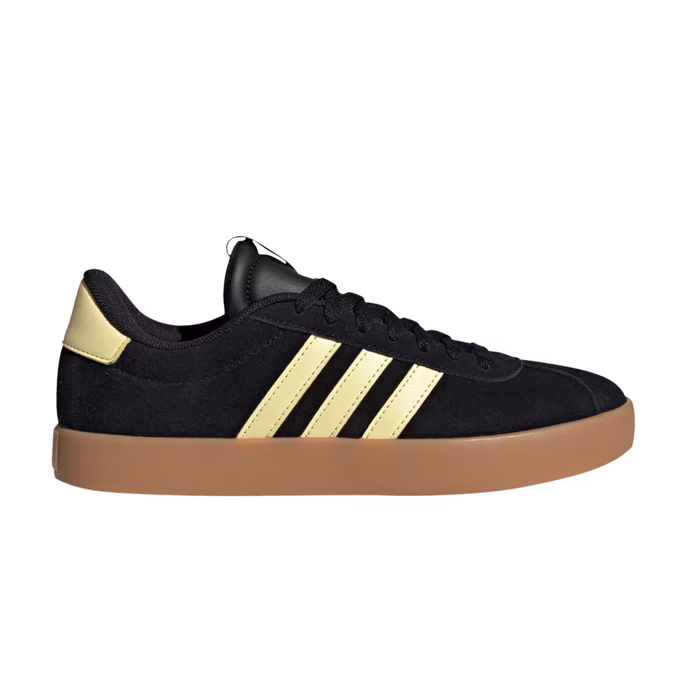 Adidas Women's VL Court 3.0 Black Almost Yellow