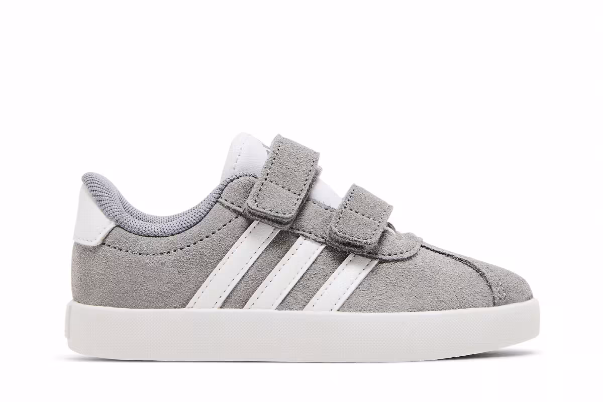 Adidas VL Court 3.0 I Grey White, view 2