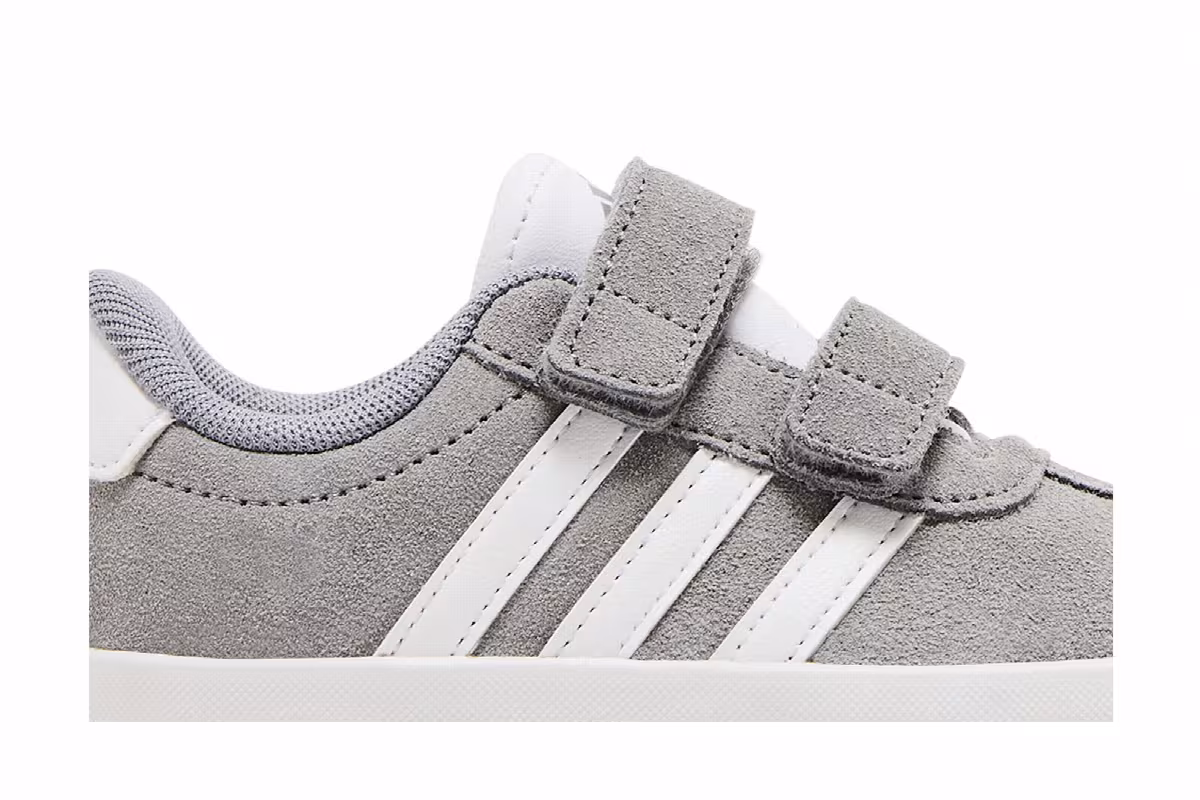Adidas VL Court 3.0 I Grey White, view 3
