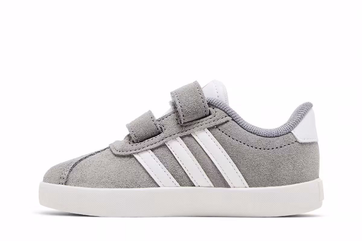 Adidas VL Court 3.0 I Grey White, view 4