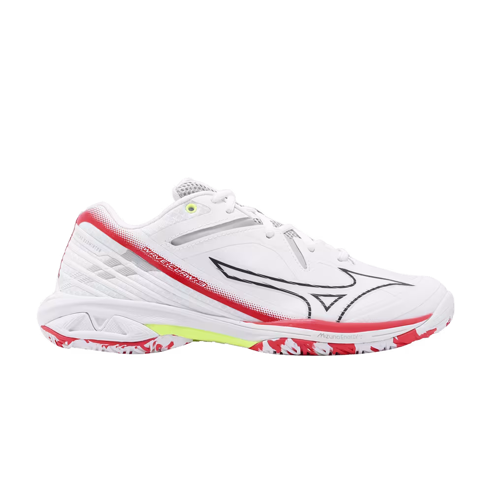 Mizuno Wave Claw 3 Wide White Radiant Red