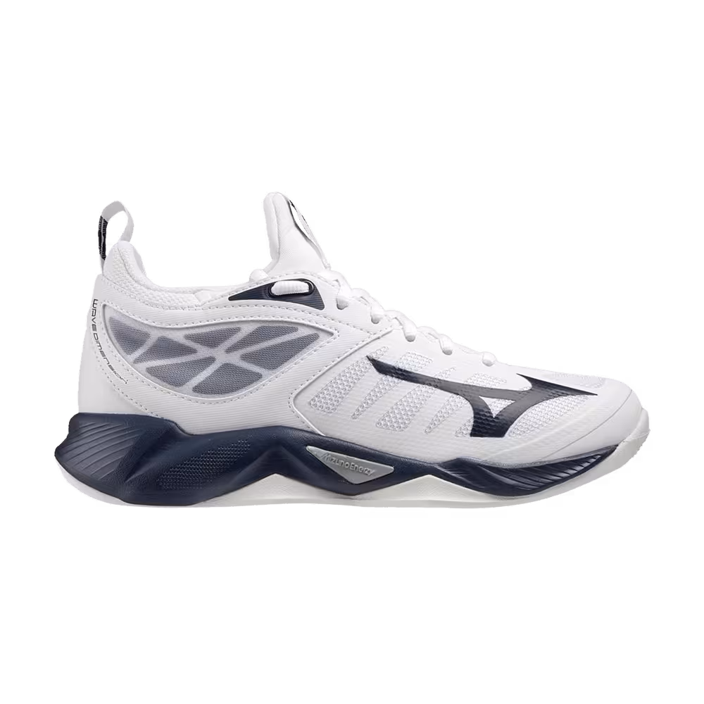 Mizuno Women's Wave Dimension White Navy