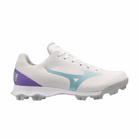 Mizuno Wave Finch LightRevo Jr 'White Teal Purple'