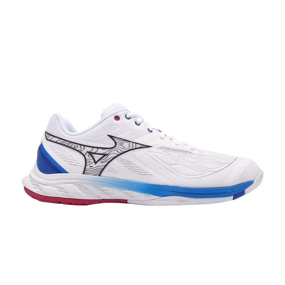 Mizuno Wave Fang 2 Wide White Dress Blues