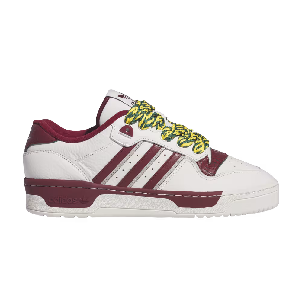 Trae Young x adidas Rivalry Low White Maroon