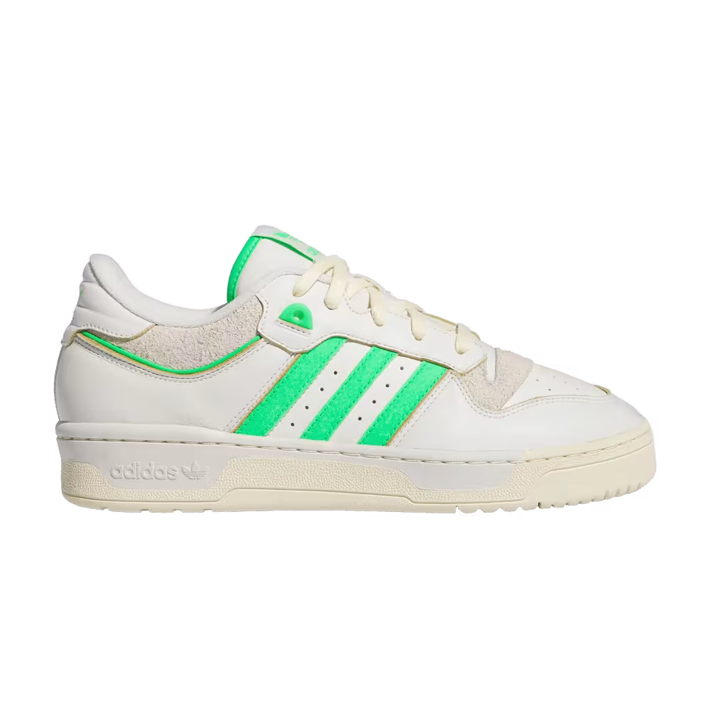 adidas Rivalry 86 Low Wonder White Neon Green