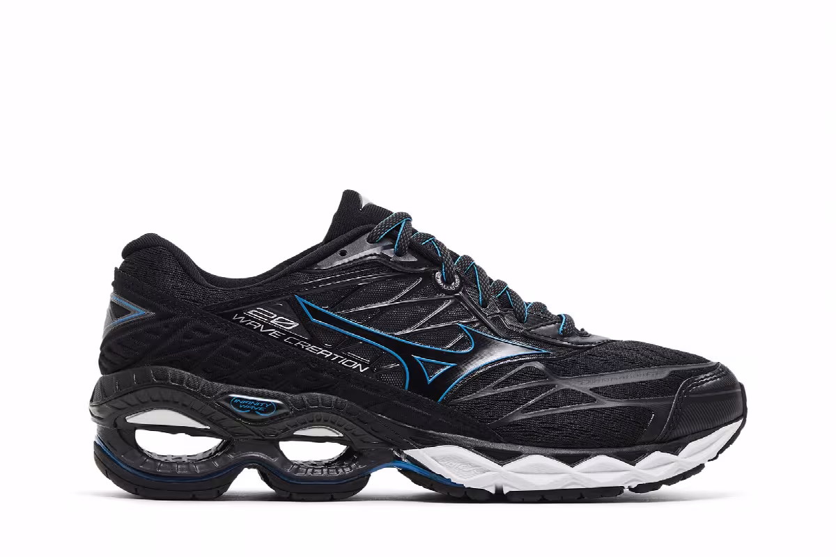 Mizuno Wave Creation 20 Black Grey, view 2