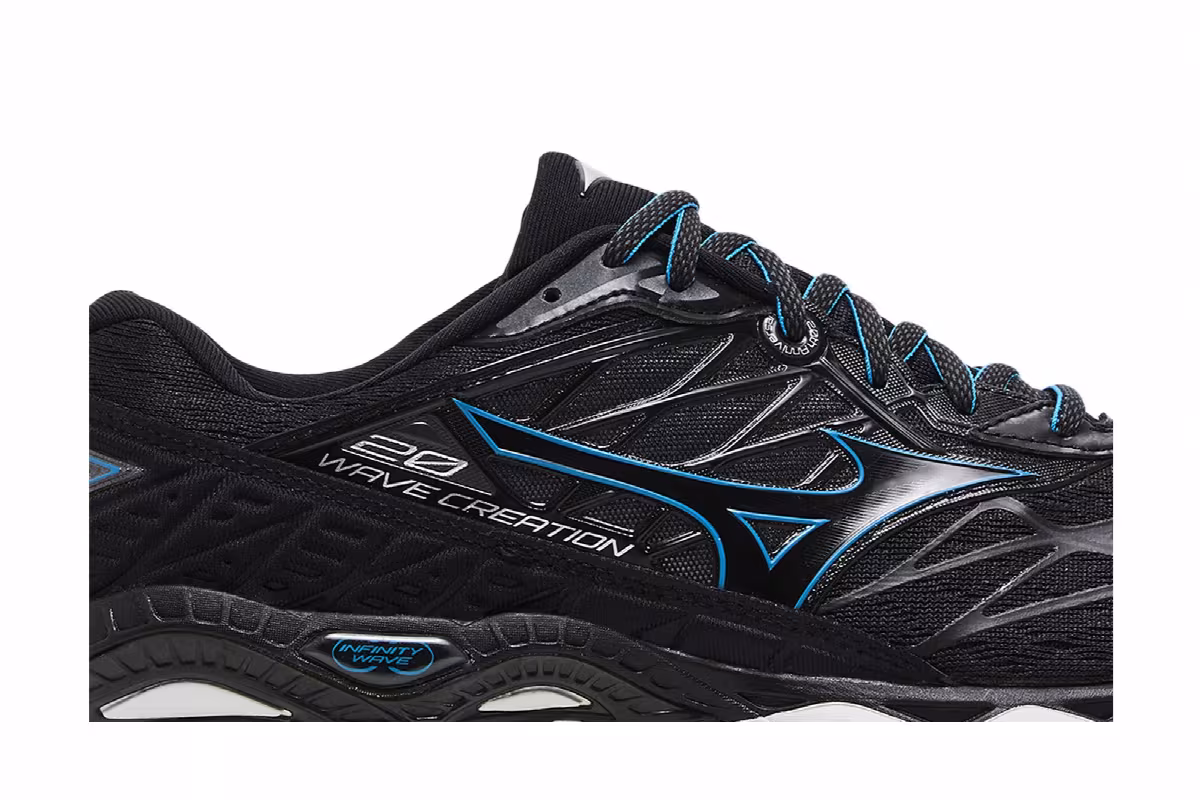 Mizuno Wave Creation 20 Black Grey, view 3