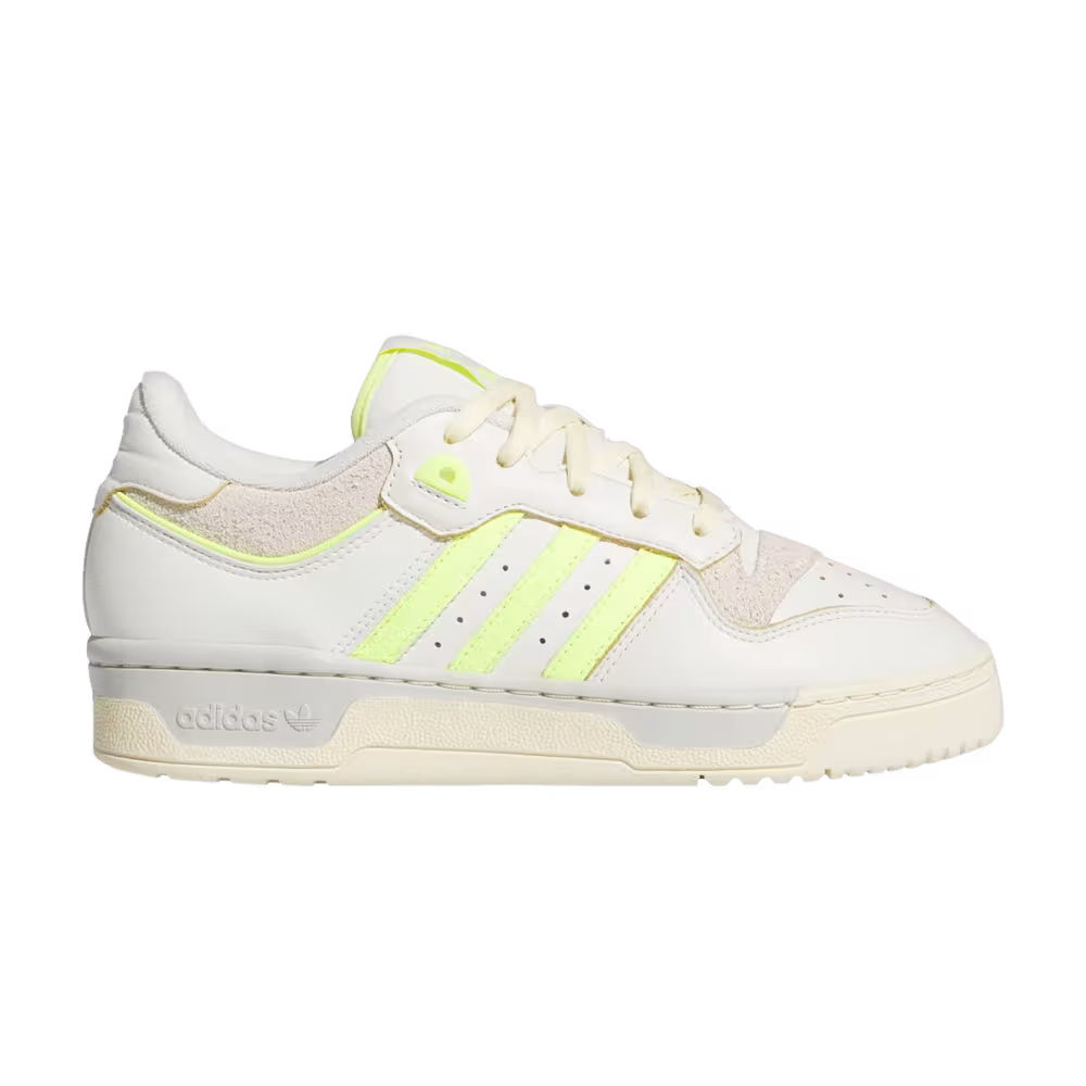 Adidas Women's Rivalry 86 Low Ivory Lucid Lemon