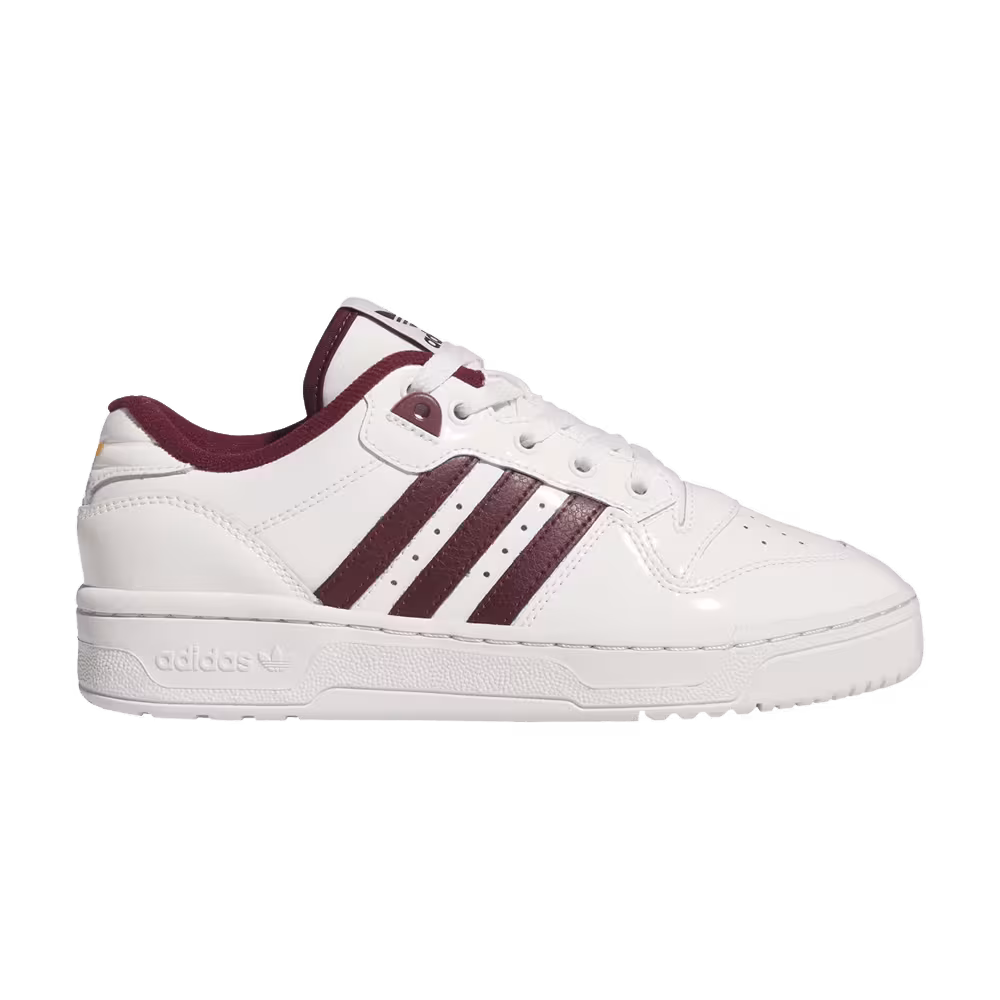 Adidas Women's Rivalry Low White Maroon