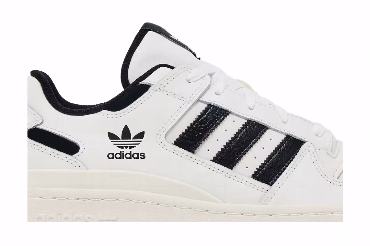 adidas Forum Low CL White Black, view 3