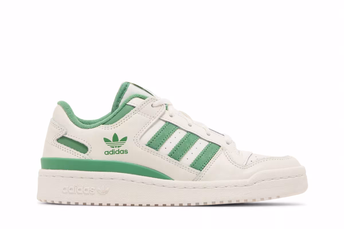 adidas Forum Low CL White Preloved Green, view 2