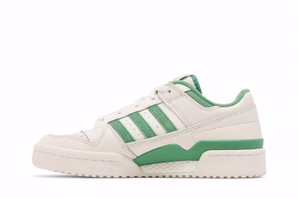 adidas Forum Low CL White Preloved Green, view 4
