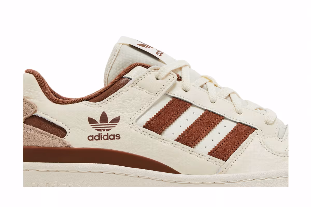 adidas Forum Low CL Cream White Preloved Brown, view 3