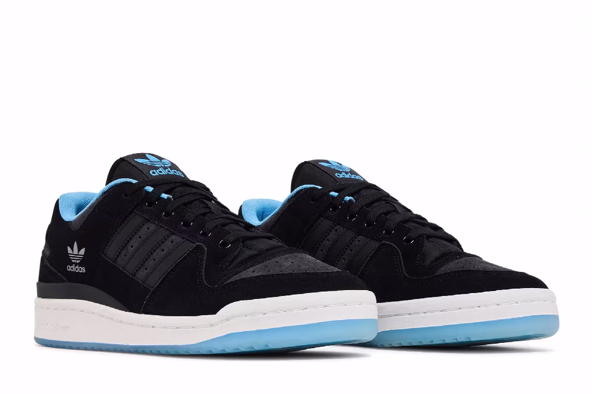 adidas Forum 84 Low ADV Black Blue Burst, view 9