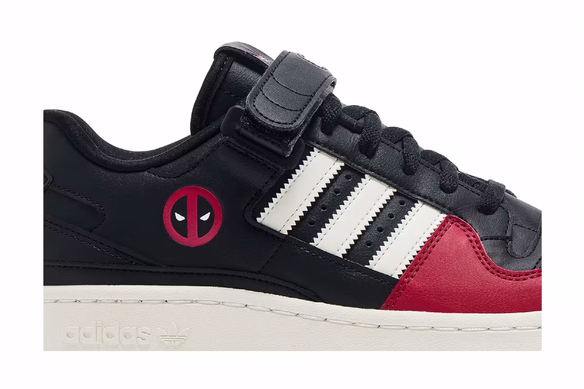 Marvel x adidas Forum 84 Low Deadpool, view 3