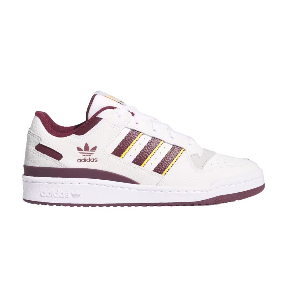 adidas Forum Low CL White Team Maroon