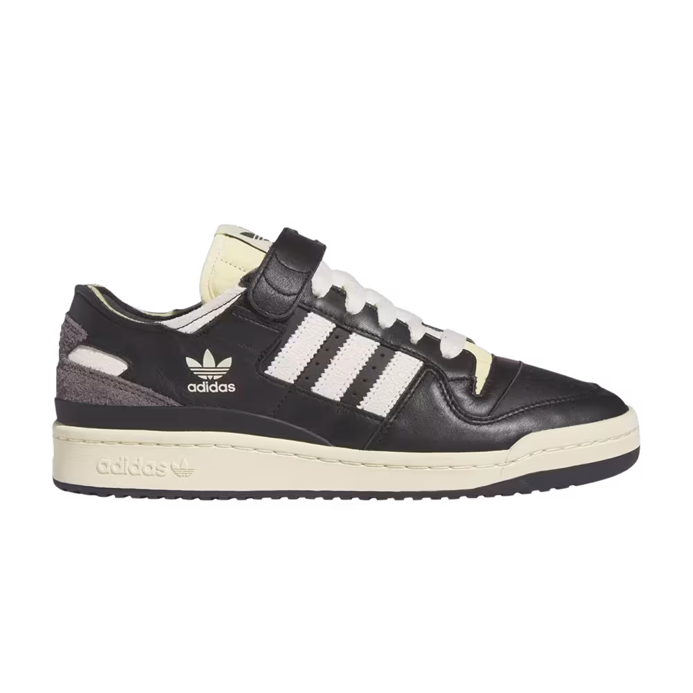 Adidas Forum 84 Low Black Cream Easy Yellow