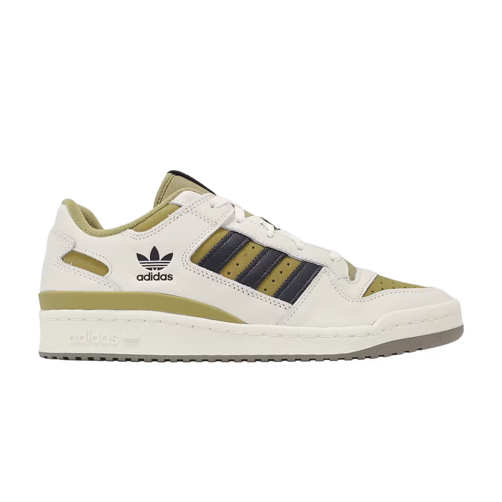 Adidas Forum Low CL Chalk White Khaki