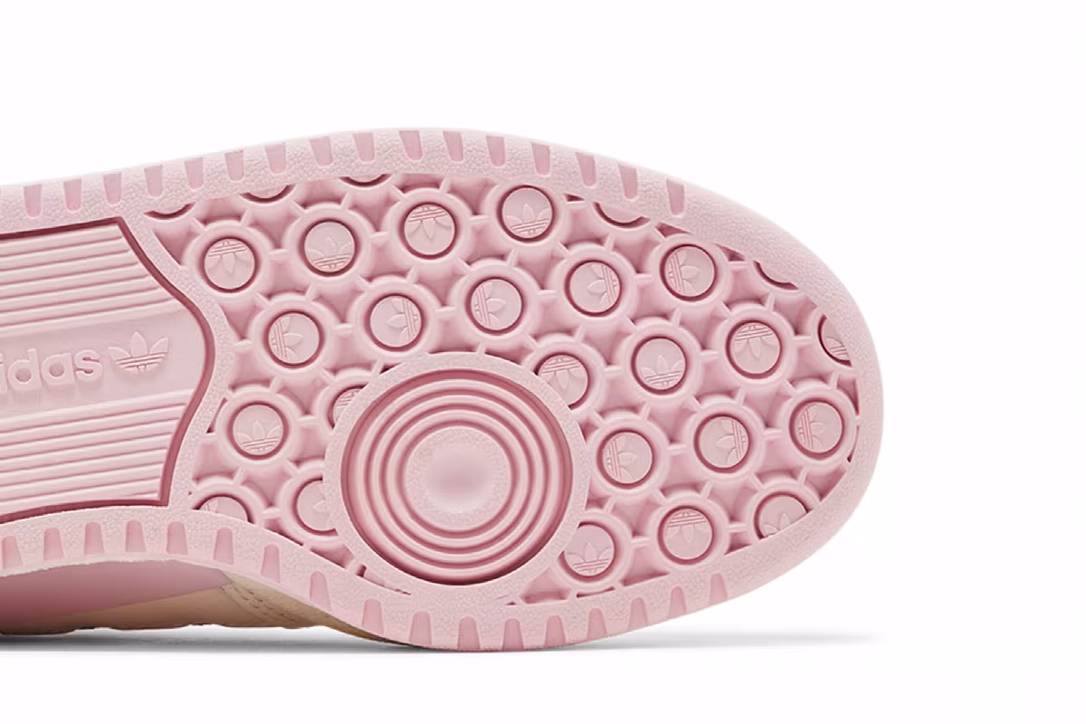 adidas Women's Forum Low CL White Clear Pink, view 6
