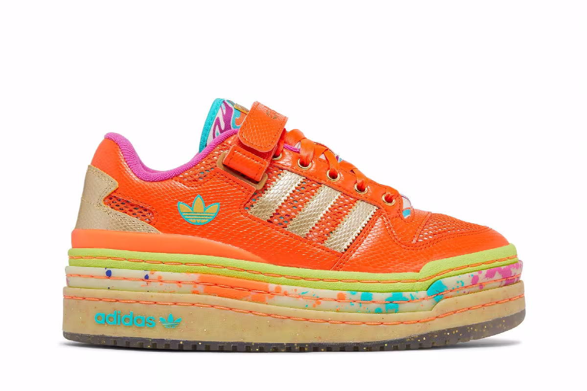 adidas Women's Forum Low Triple Platform Carnival, view 2
