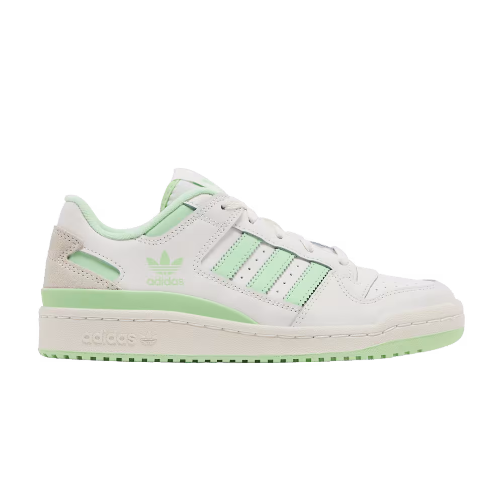 adidas Women's Forum Low CL White Green Spark