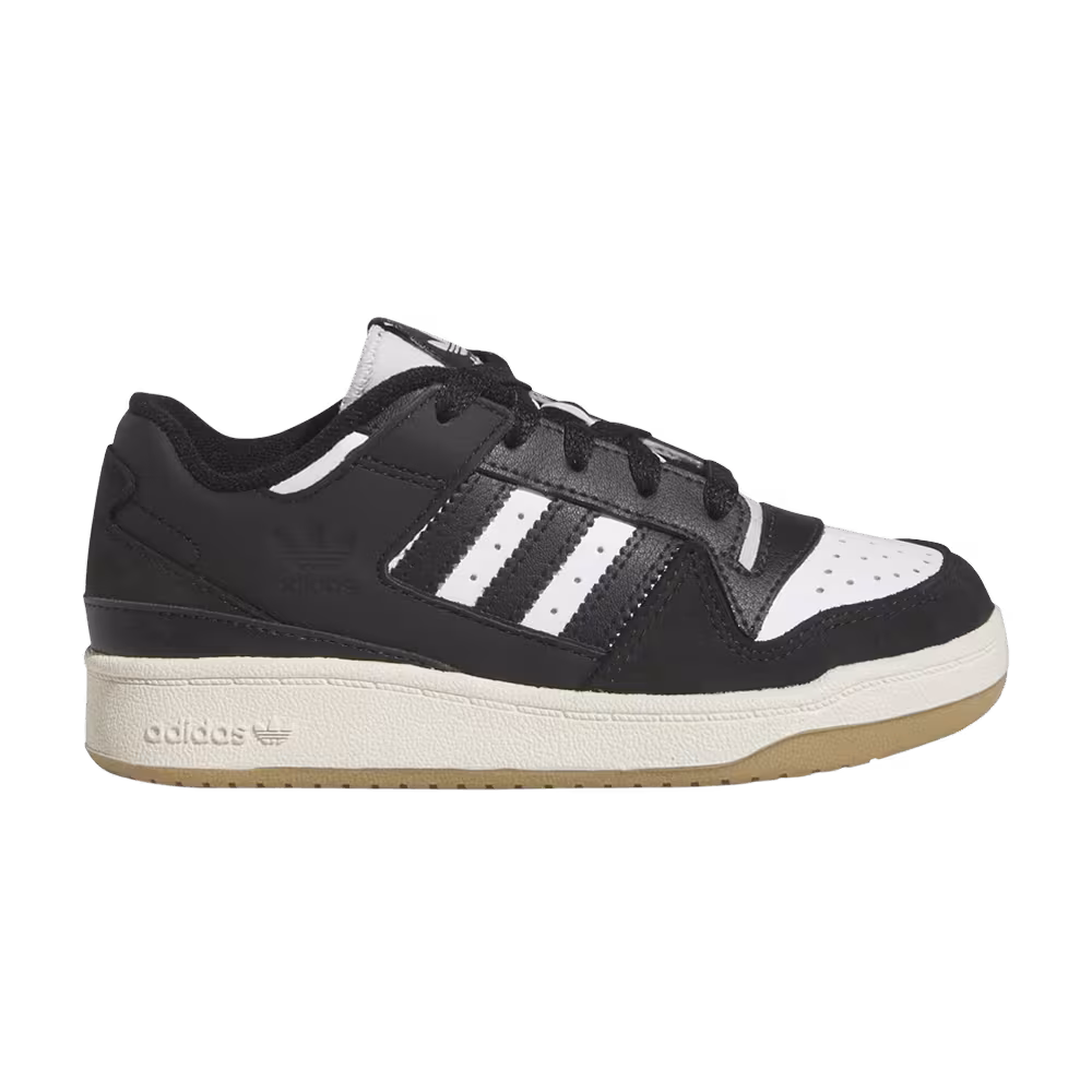 Adidas Forum Low J Black White Gum