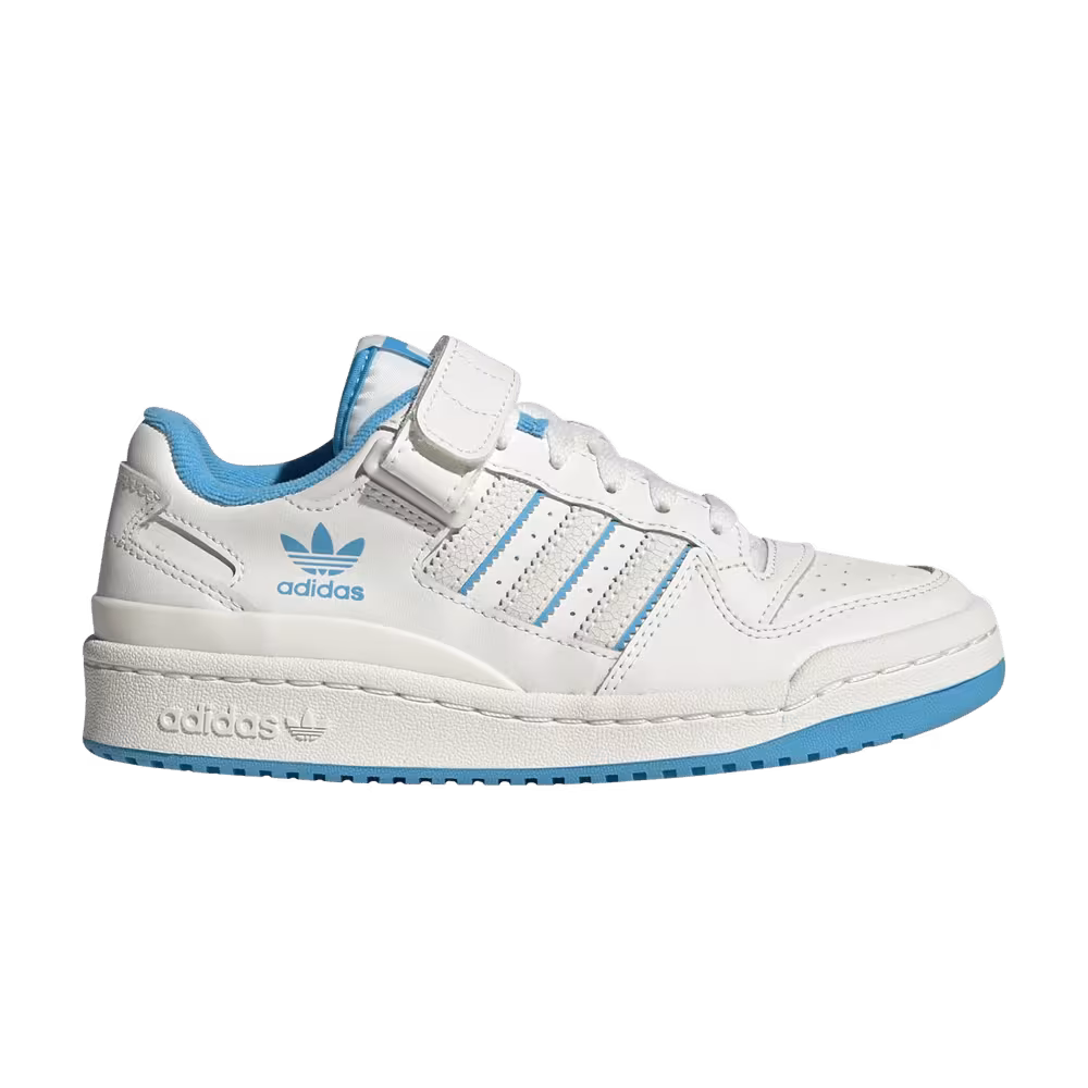 Adidas Forum Low J White Semi Blue Burst