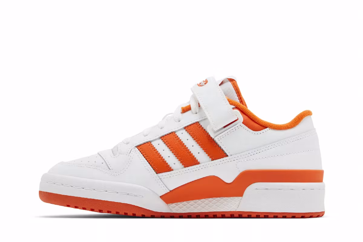 adidas Forum Low J White Orange, view 4