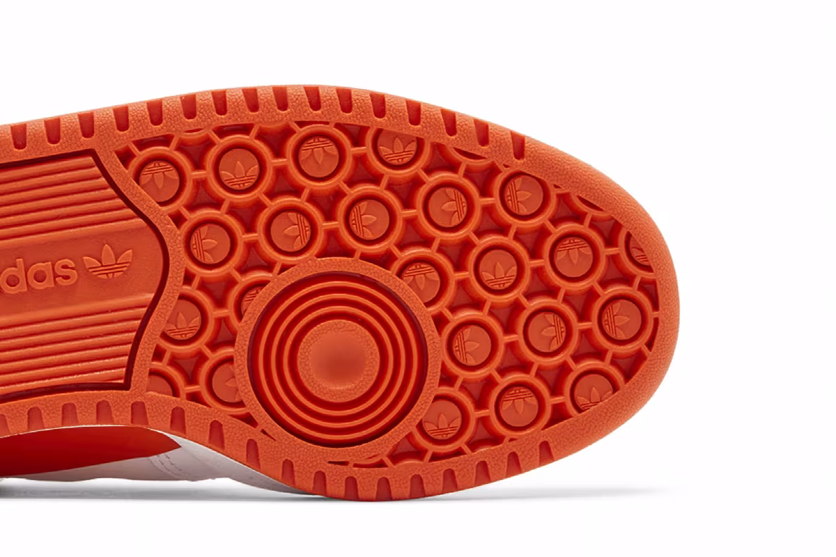 adidas Forum Low J White Orange, view 6