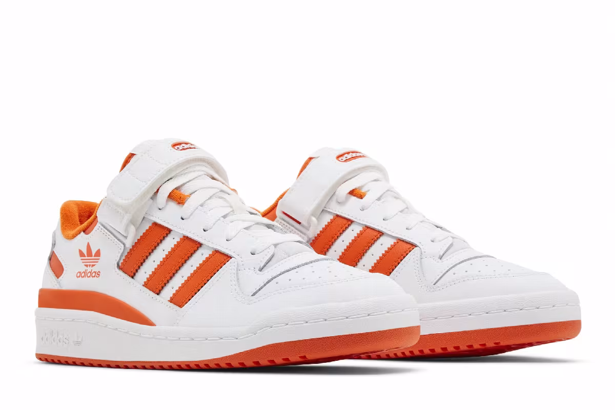 adidas Forum Low J White Orange, view 9