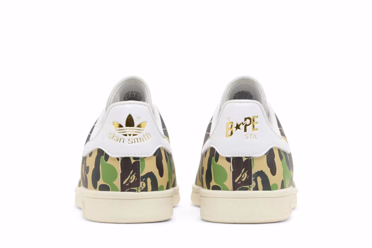 BAPE x adidas Stan Smith 30th Anniversary - ABC Camo, view 7