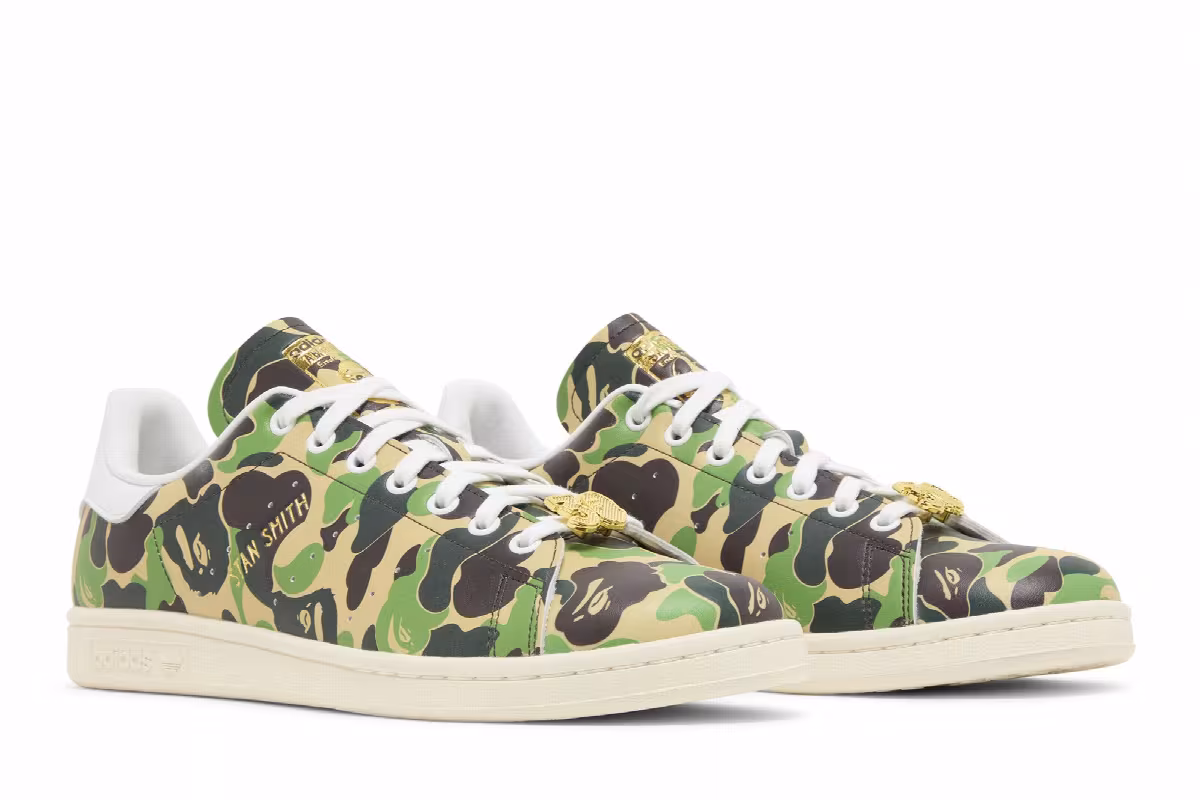 BAPE x adidas Stan Smith 30th Anniversary - ABC Camo, view 9