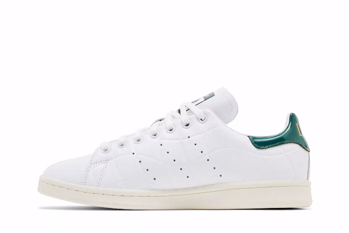 Dime x adidas Stan Smith White Green Oxide, view 4