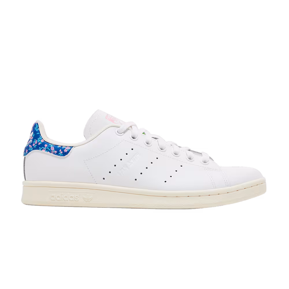 KSENIASCHNAIDER x adidas Women's Stan Smith White Floral Heel