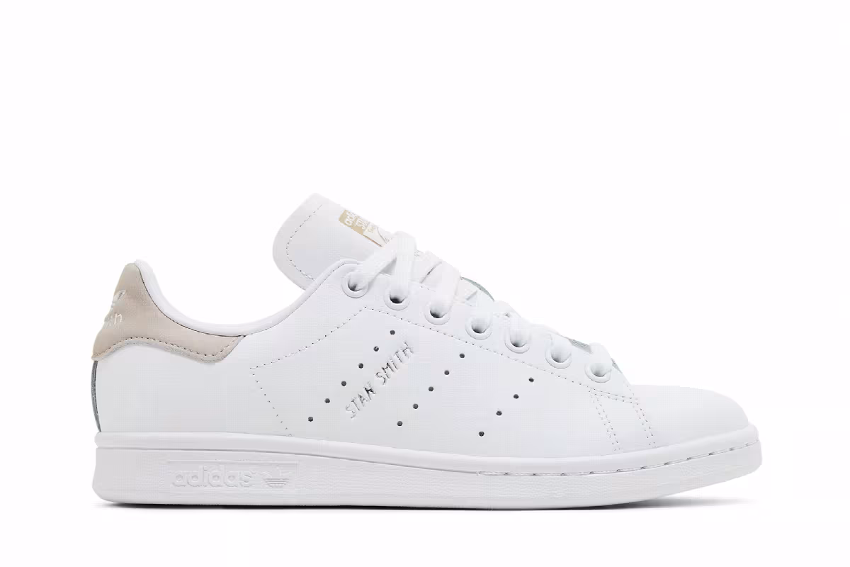adidas Women's Stan Smith White Wonder Beige, view 2