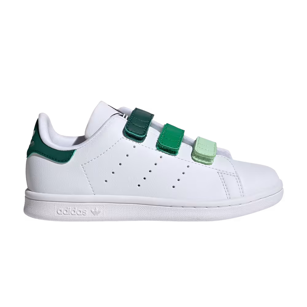 Adidas Stan Smith J White Collegiate Green