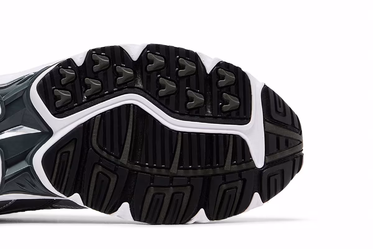 Mizuno Wave Rider 10 White Silver Black, view 6