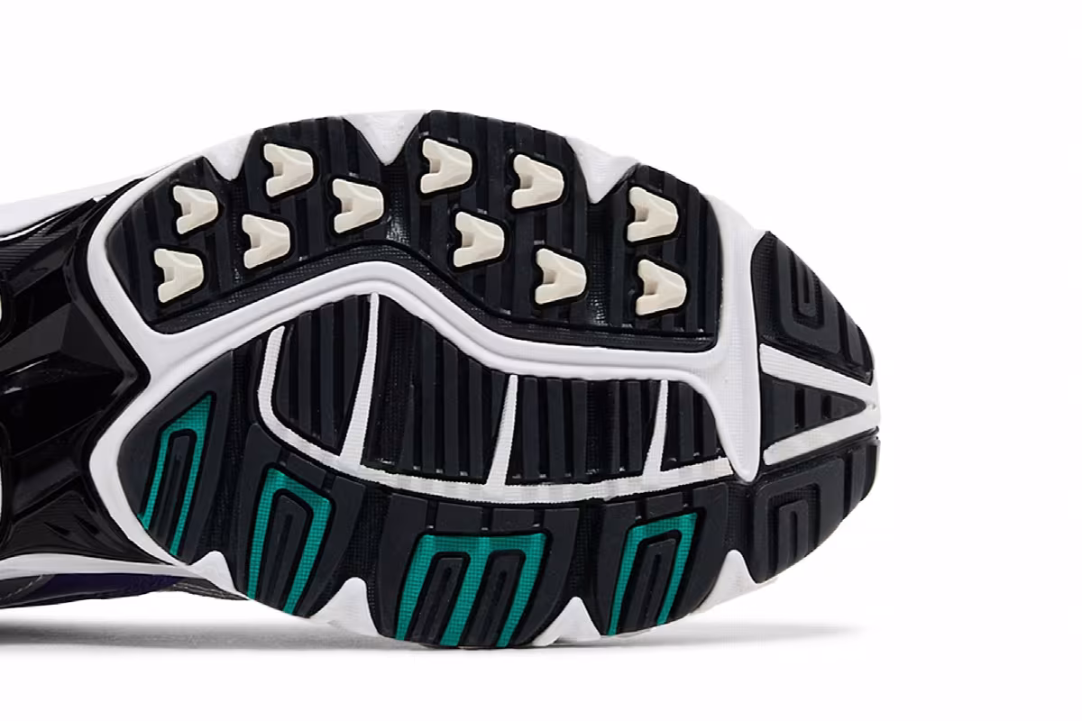Mizuno Wave Rider 10 White Silver Teal Blue, view 6