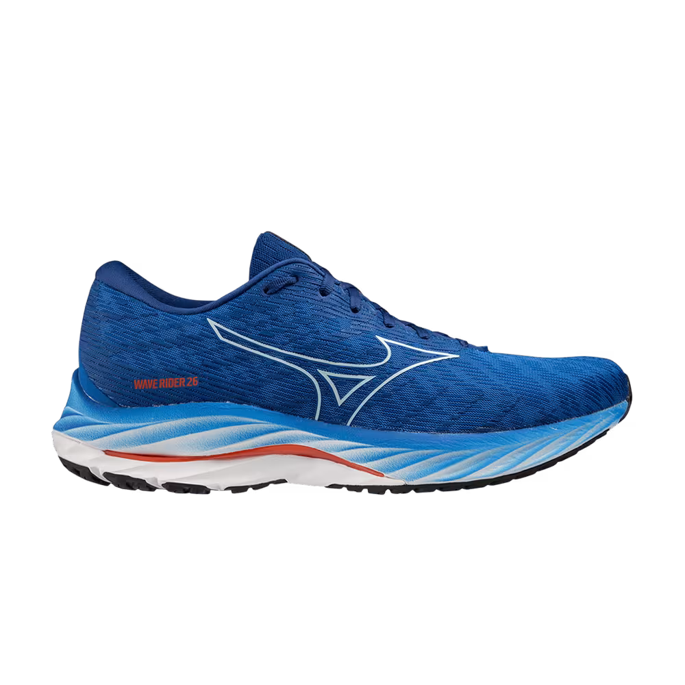 Mizuno Wave Rider 26 Sonic Cherry Tomato