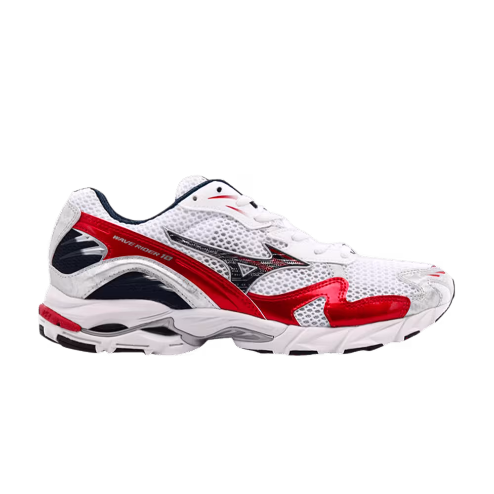 Mizuno Wave Rider 10 OG White Red
