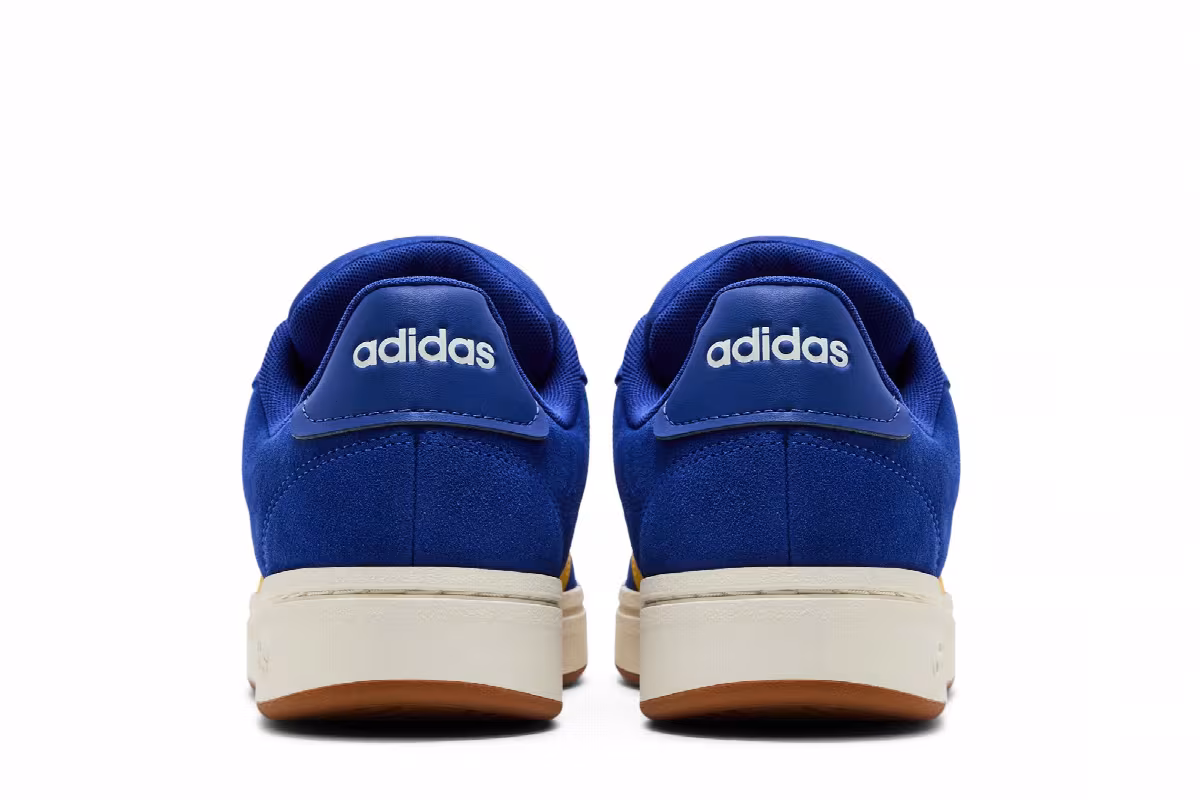 adidas Grand Court Alpha Lucid Blue Utility Yellow, view 7