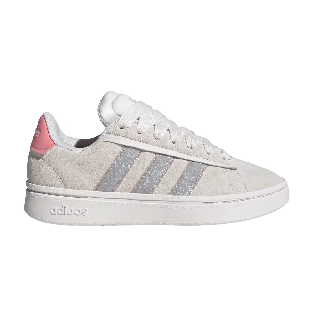 Adidas Women's Grand Court Alpha Off White Pink Spark