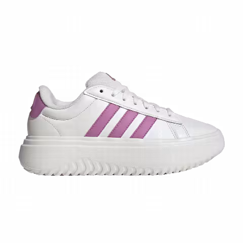 Adidas Wmns Grand Court Platform 'White Preloved Purple'
