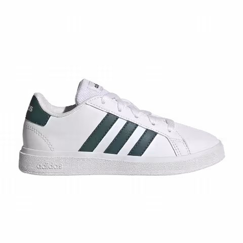 Adidas Grand Court Lace-Up J 'White Collegiate Green'