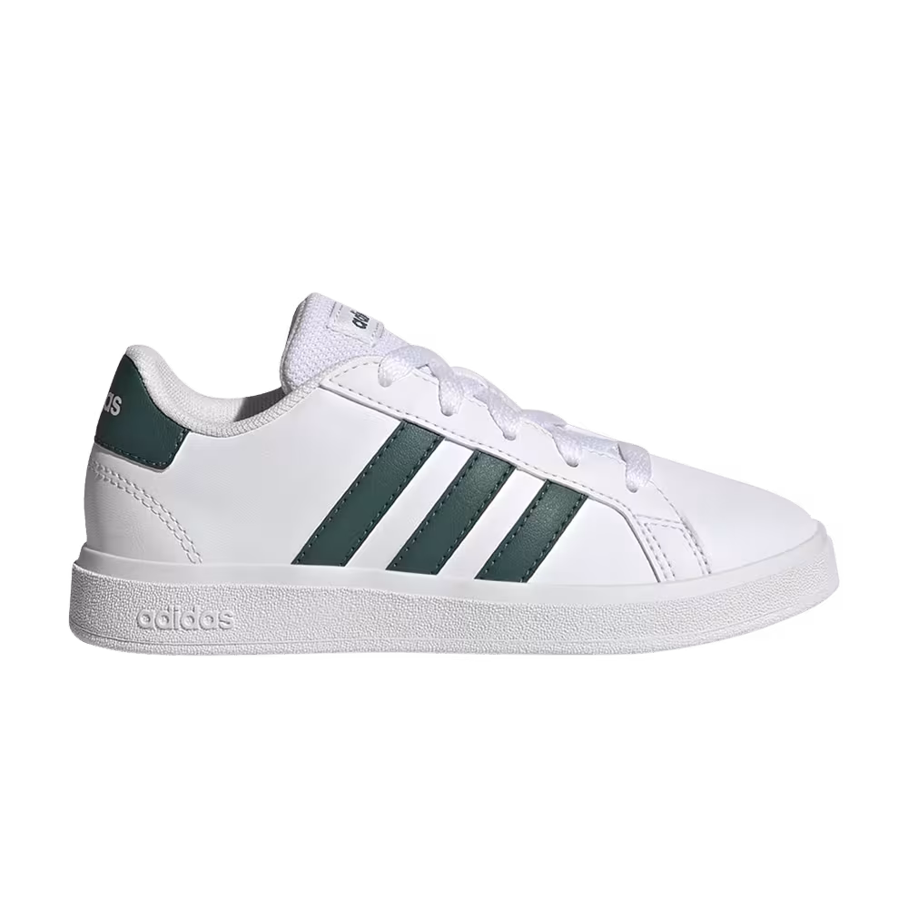 Adidas Grand Court Lace-Up J White Collegiate Green