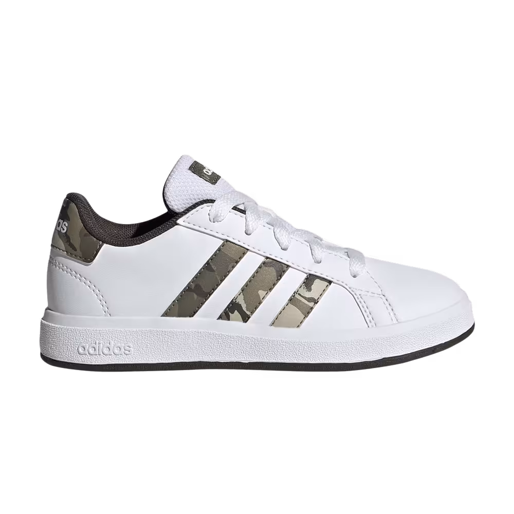 Adidas Grand Court 2.0 K Olive Camo