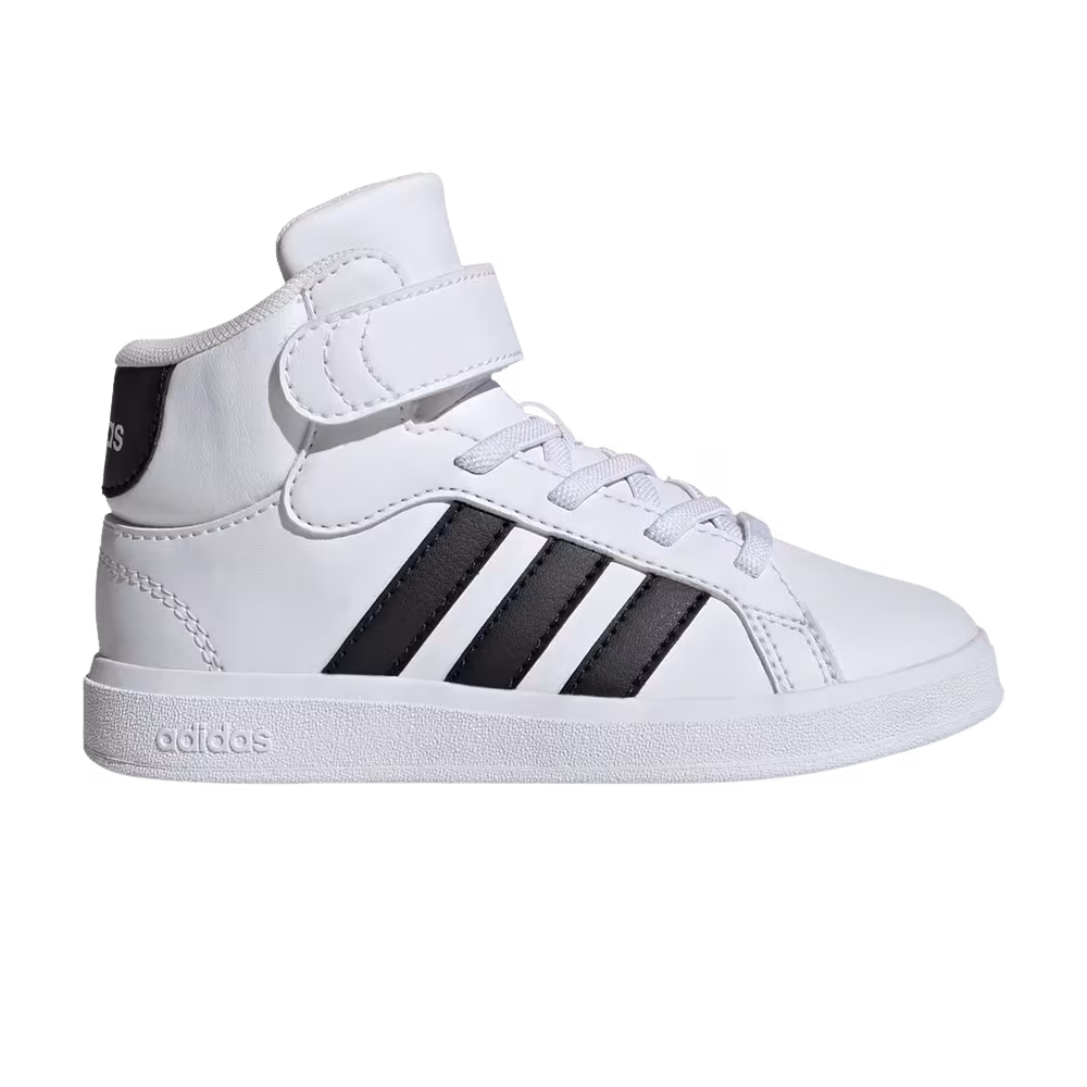 Adidas Grand Court Mid K White Black
